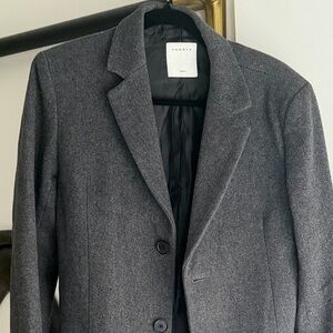 Sandro Charcoal Trench Coat